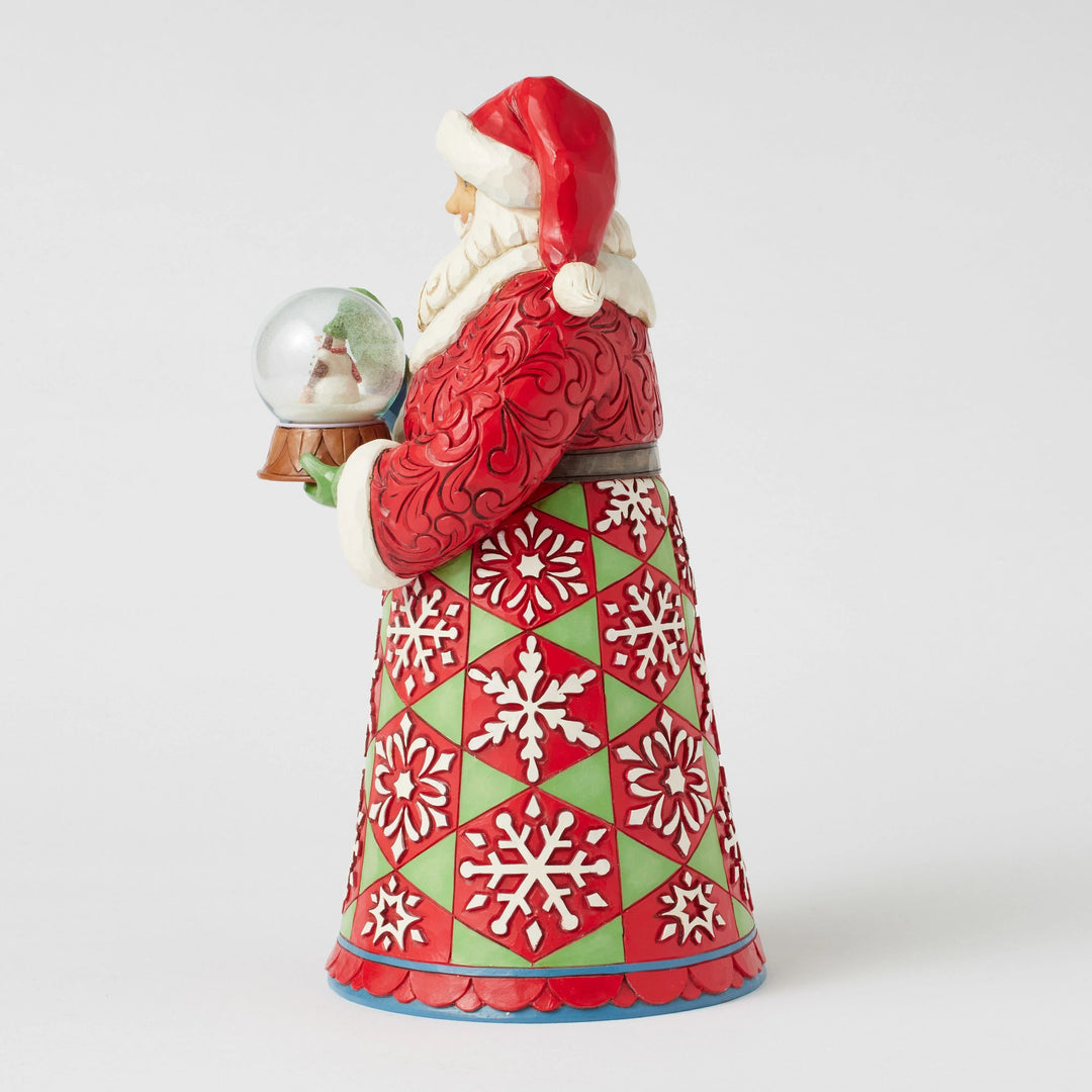 Frosty Keepsake (Santa with Globe) - Heartwood Creek by Jim Shore