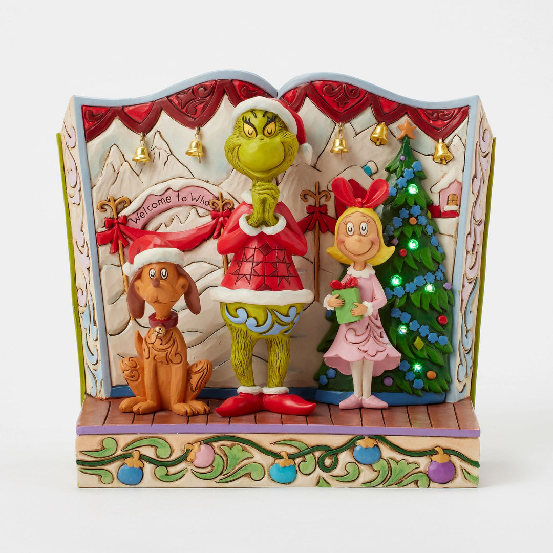 The Grinch with Cindy-Lou and Max Storybook (Signed First Edition) - The Grinchby Jim Shore