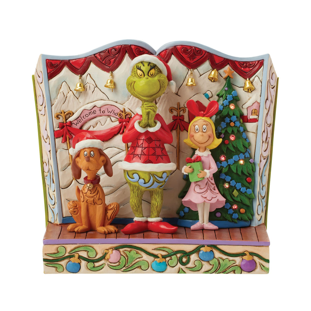 The Grinch with Cindy-Lou and Max Storybook (Signed First Edition) - The Grinch by Jim Shore