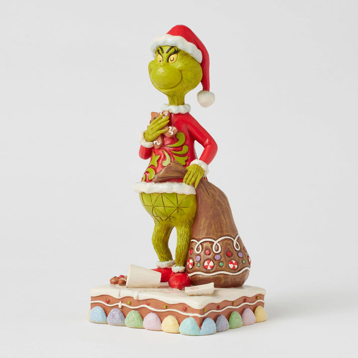 The Grinch Eating Cookies Figurine - The Grinch by Jim Shore