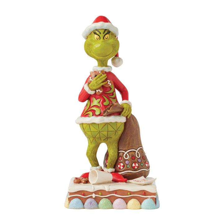 The Grinch Eating Cookies Figurine - The Grinch by Jim Shore