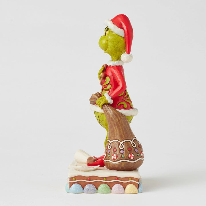 The Grinch Eating Cookies Figurine - The Grinch by Jim Shore