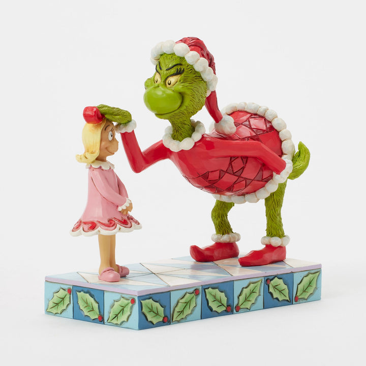 The Grinch Patting Cindy-Lou on the Head Figurine - The Grinch by Jim Shore