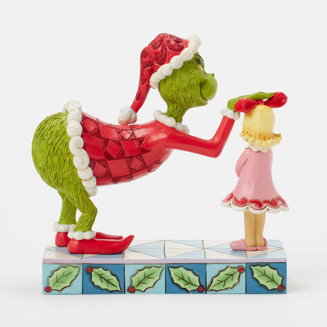 The Grinch Patting Cindy-Lou on the Head Figurine - The Grinch by Jim Shore