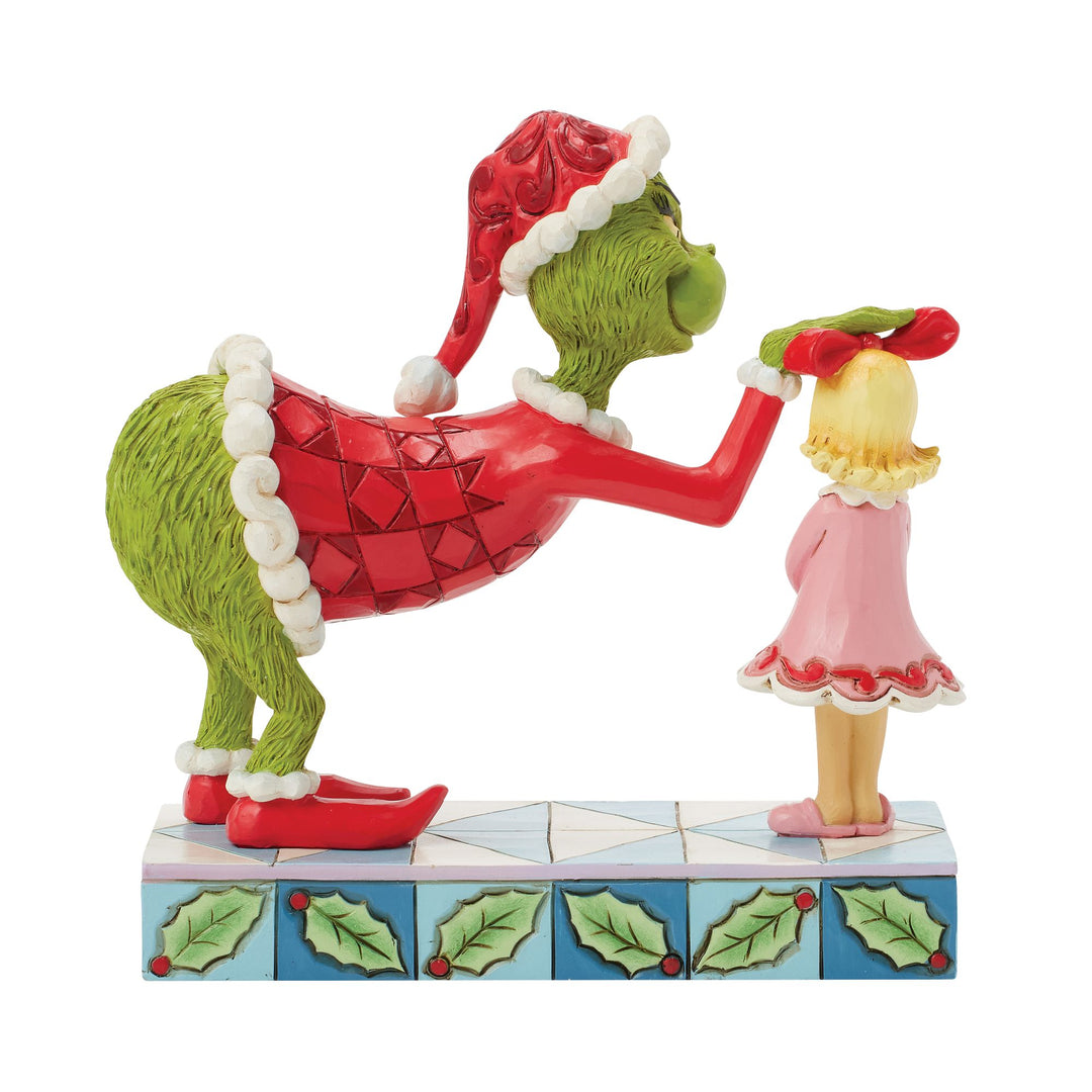 The Grinch Patting Cindy-Lou on the Head Figurine Hand-signed