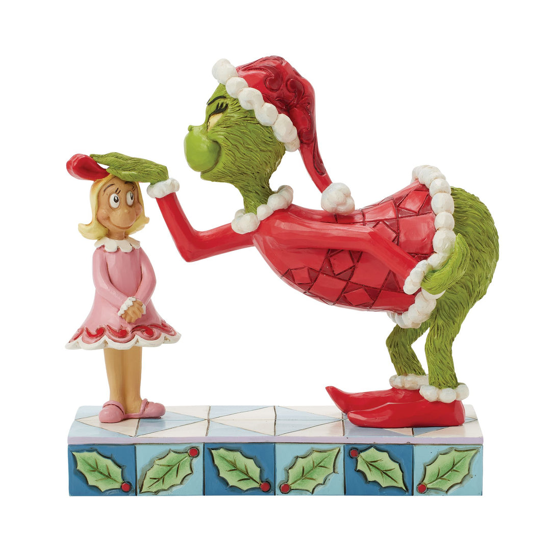 The Grinch Patting Cindy-Lou on the Head Figurine Hand-signed