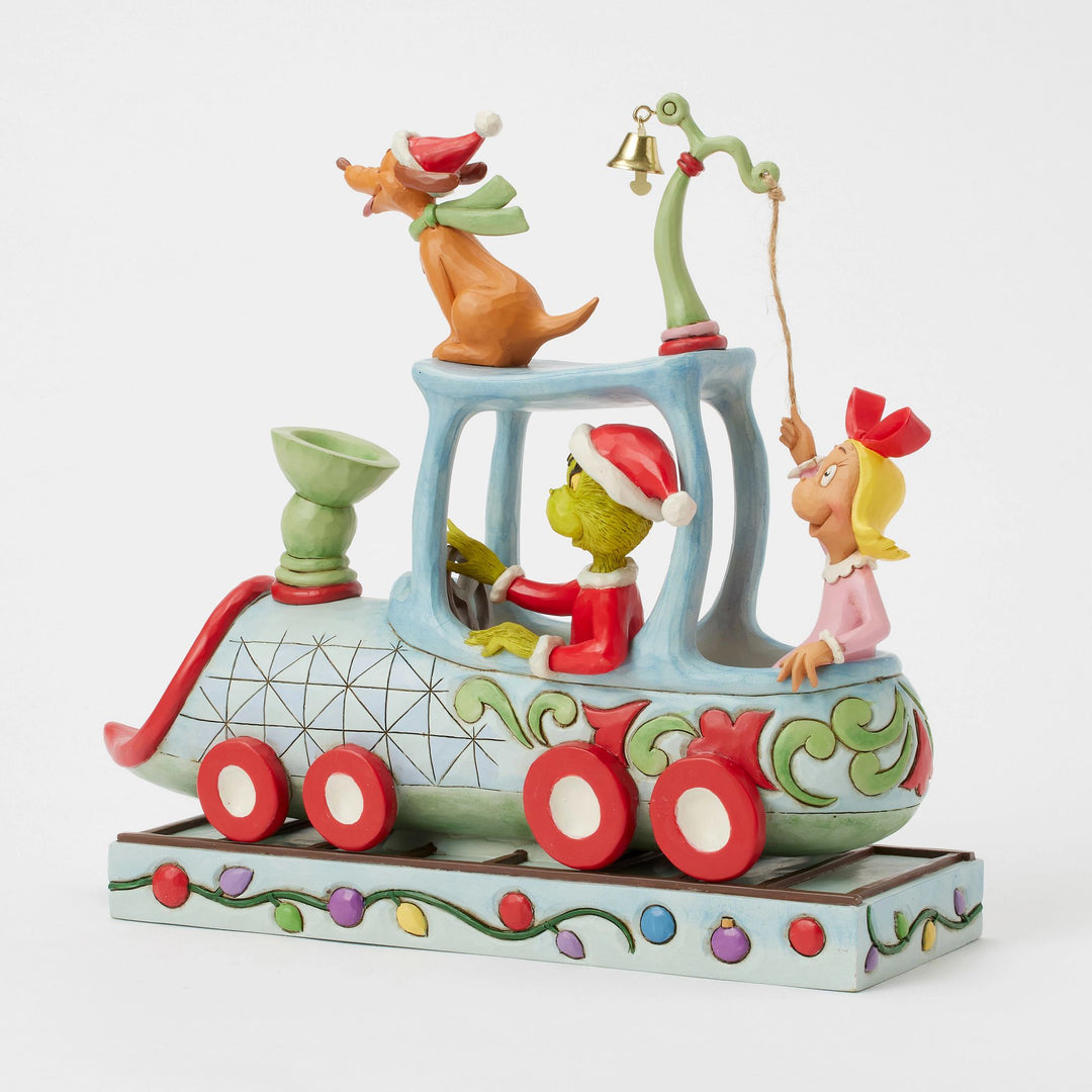 Grinch Train Figruine - The Grinch by Jim Shore