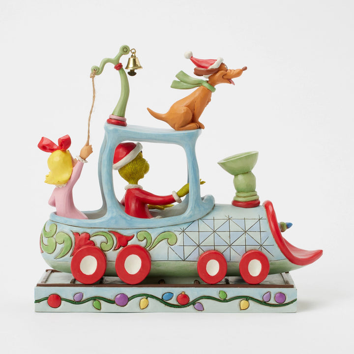 Grinch Train Figruine - The Grinch by Jim Shore