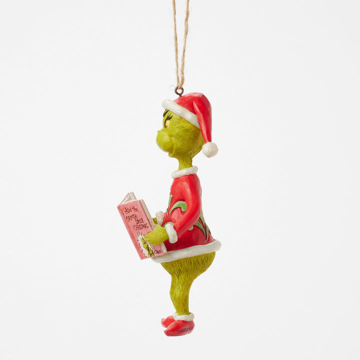 How The Grinch Stole Christmas Book Hanging Ornament - The Grinch by Jim Shore