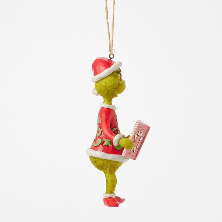 How The Grinch Stole Christmas Book Hanging Ornament - The Grinch by Jim Shore