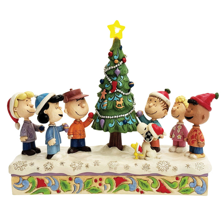 O Christmas Tree (Charlie Brown & Friends LED Musical Christmas) - Peanuts by Jim Shore