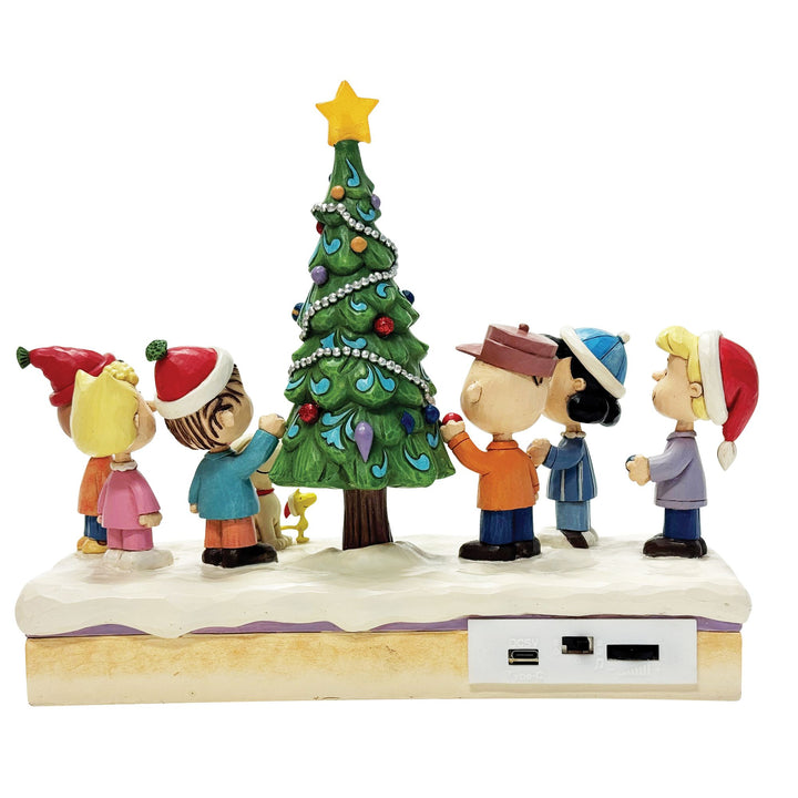 O Christmas Tree (Charlie Brown & Friends LED Musical Christmas) - Peanuts by Jim Shore