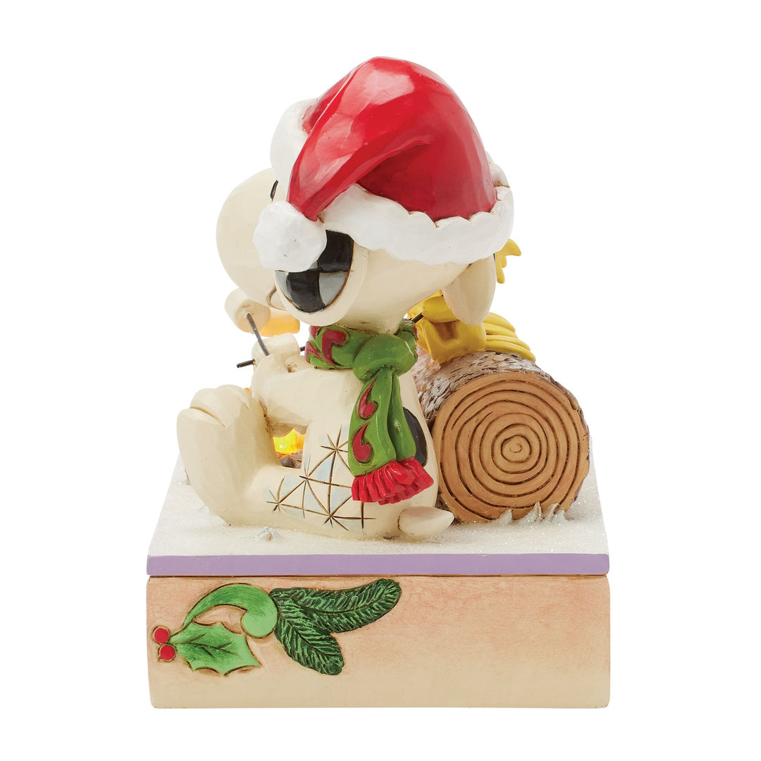 Campfire Companions (Snoopy & Woodstock LED Roasting Marshmallows) - Peanuts by Jim Shore