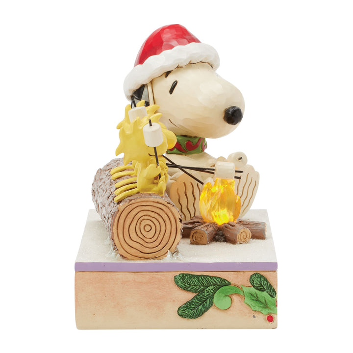 Campfire Companions (Snoopy & Woodstock LED Roasting Marshmallows) - Peanuts by Jim Shore