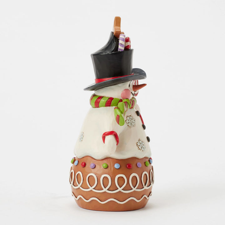 Gingerbread Snowman with Sweetie Hat - Heartwood Creek by Jim Shore