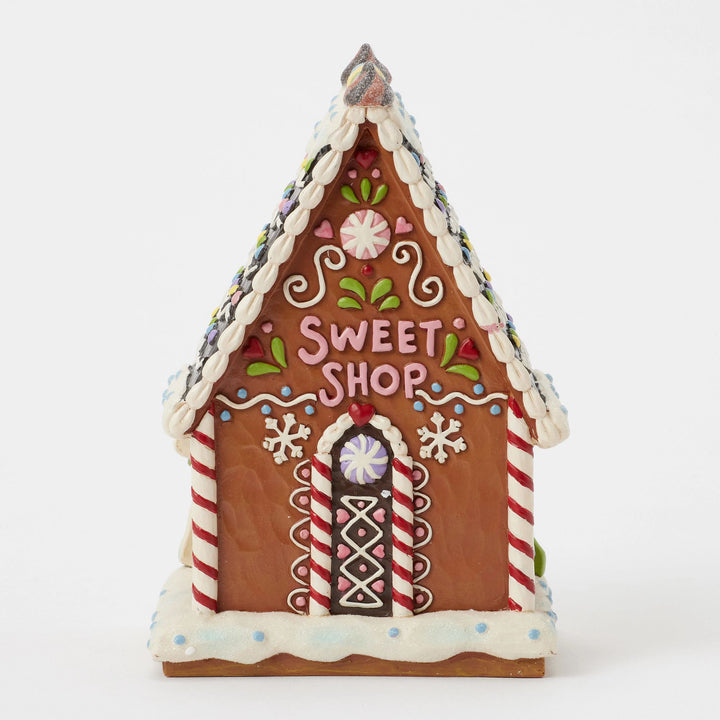 Gingerbread LED Sweet Shop - Heartwood Creek by Jim Shore