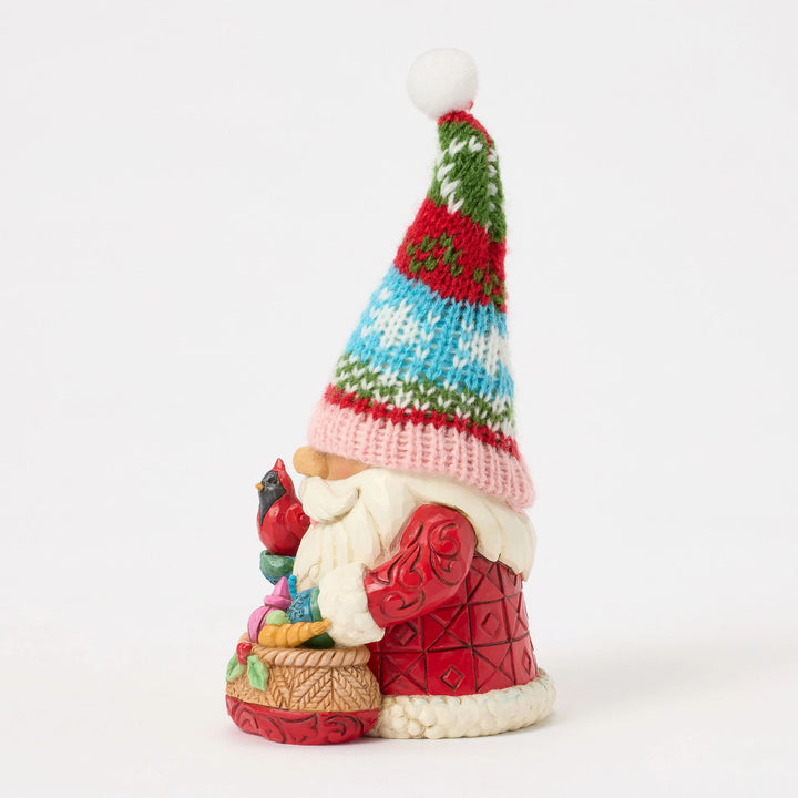 Gnome with Knitted Hat Hand-signed