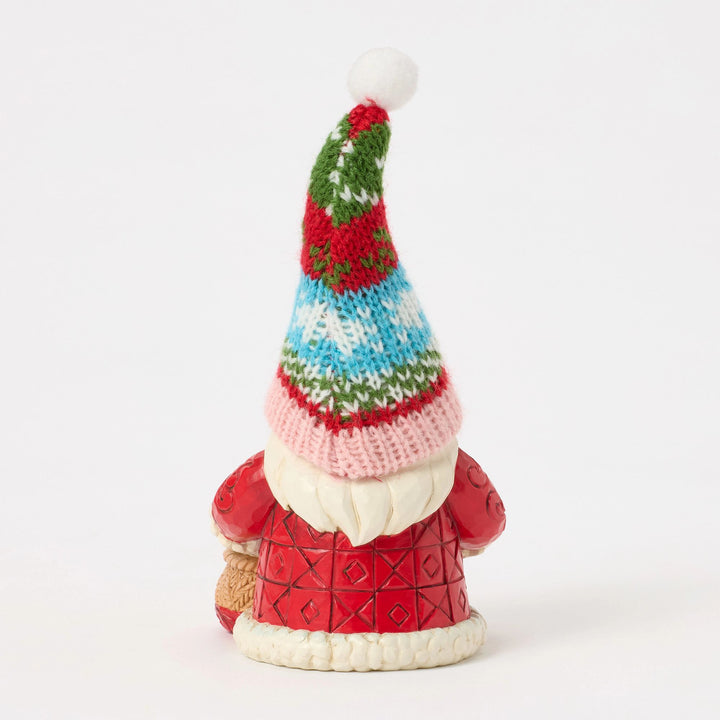 Gnome with Knitted Hat Hand-signed