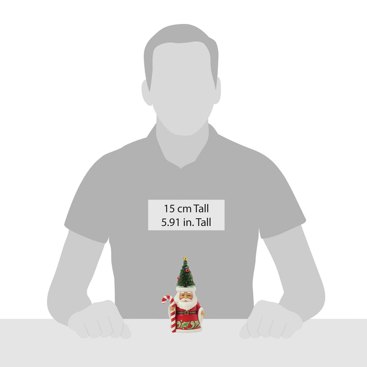 The Merry On Top (Santa with Sisal Tree Pint Figurine)