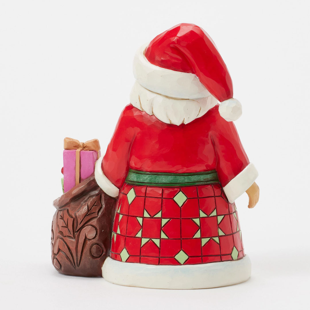 Filled with Christmas Cheer (Santa with Toy Bag Pint Figurine) - Heartwood Creekby Jim Shore