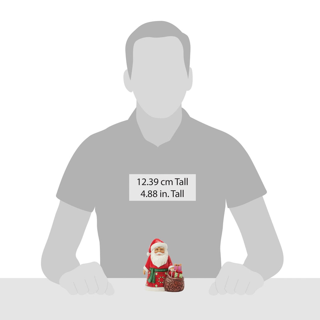 Filled with Christmas Cheer (Santa with Toy Bag Pint Figurine)