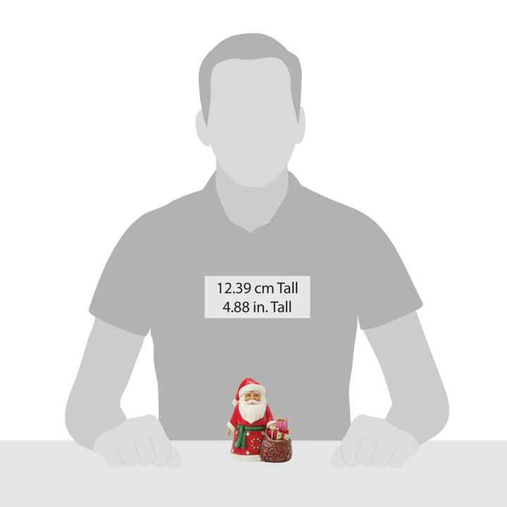 Filled with Christmas Cheer (Santa with Toy Bag Pint Figurine)