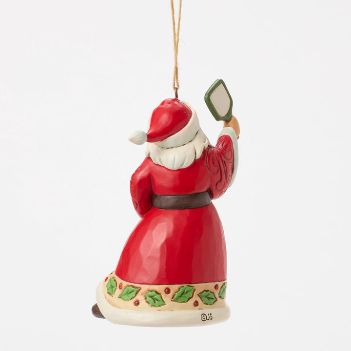 Pickleball Santa Hanging Ornament - Heartwood Creek by Jim Shore