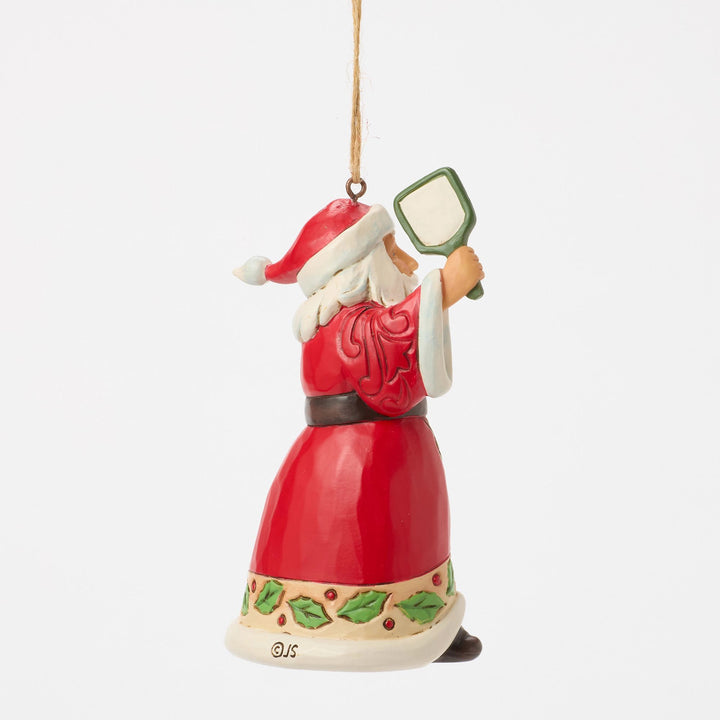 Pickleball Santa Hanging Ornament - Heartwood Creek by Jim Shore