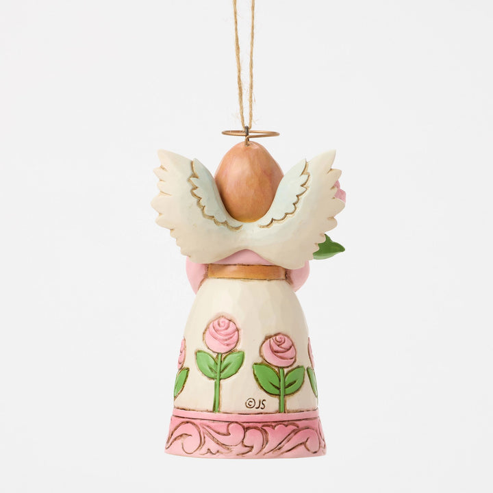 Angel with Roses Hanging Ornament - Heartwood Creek by Jim Shore