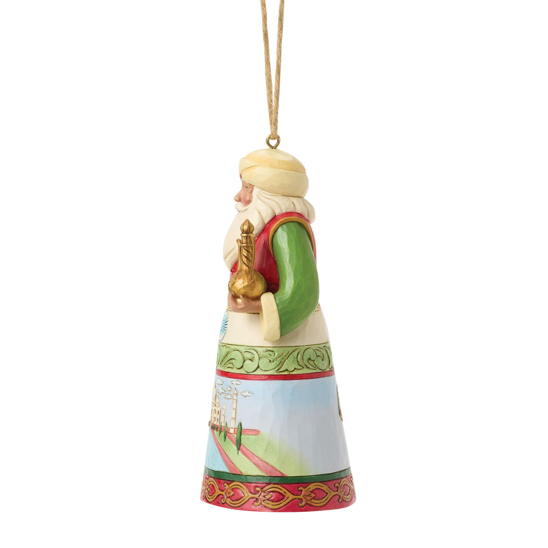 Indian Santa Around the World Hanging Ornament - Heartwood Creek by Jim Shore