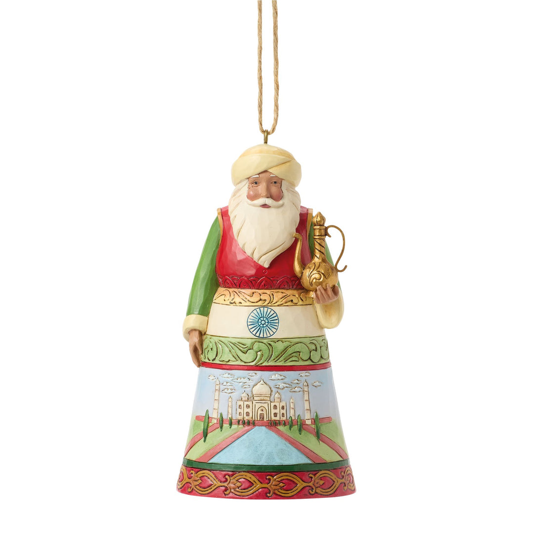 Indian Santa Around the World Hanging Ornament - Heartwood Creek by Jim Shore