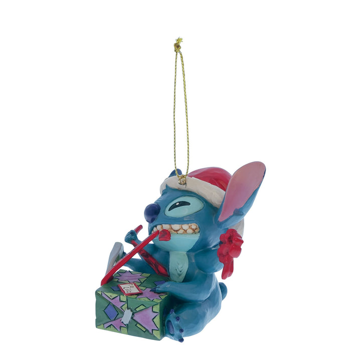 Stitch Unwrapping Christmas Gift Hanging Ornament