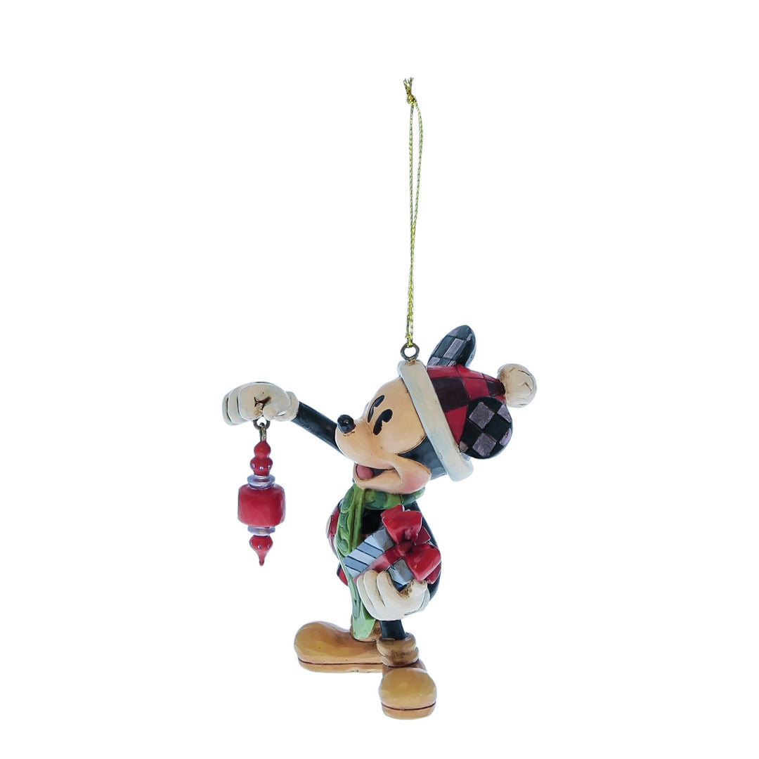 Mickey Holding Gifts Hanging Ornament