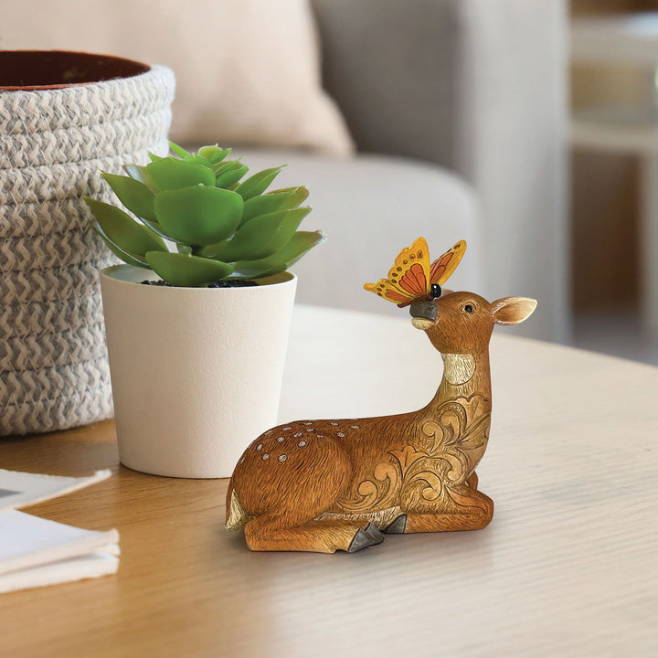 Deer with Butterfly