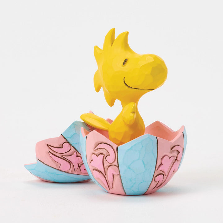 Woodstock Popping Out of an Easter Egg