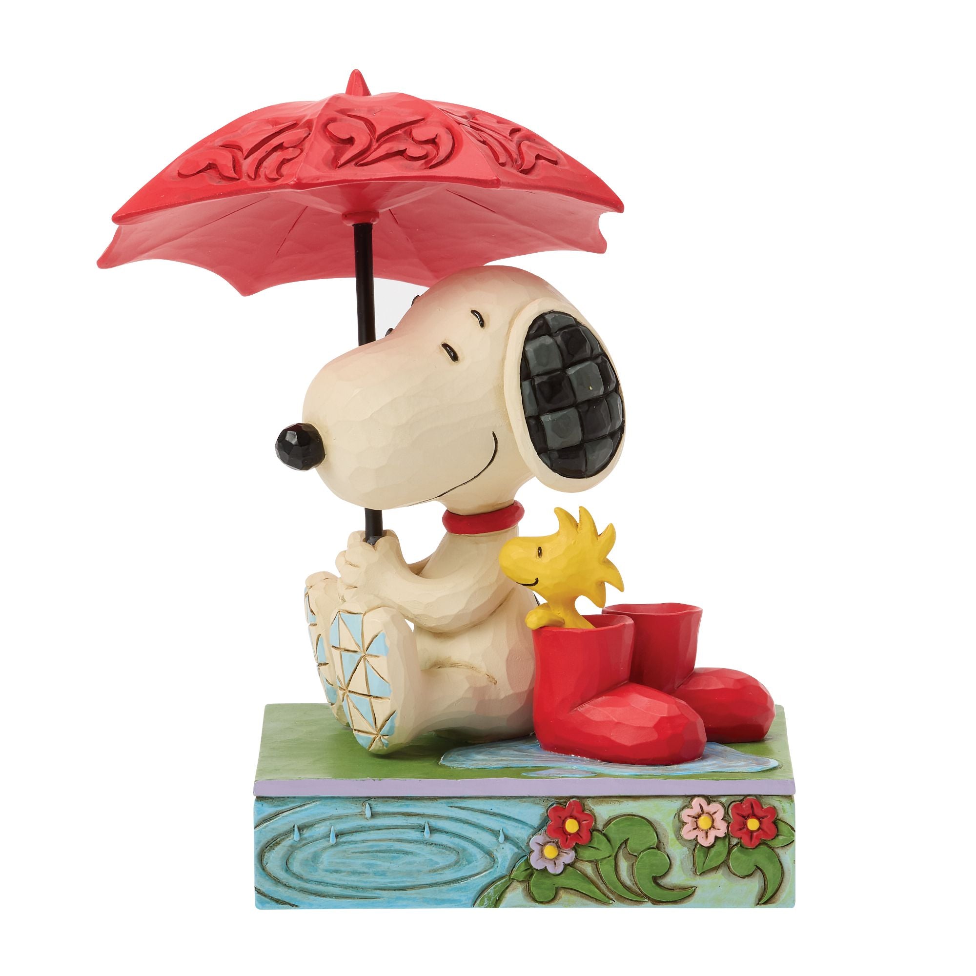Snoopy and Woodstock under an Umbrella – Jim Shore Designs UK