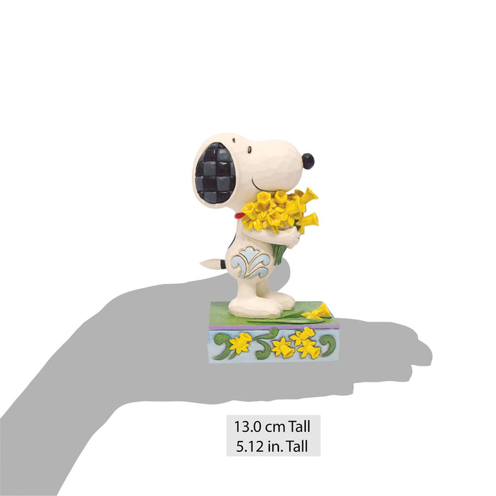 Snoopy with Daffodils