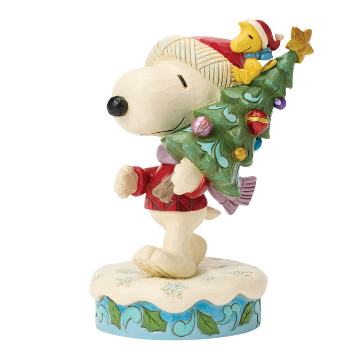 Our Little Tree (Snoopy and Woodstock with Tree Figurine)