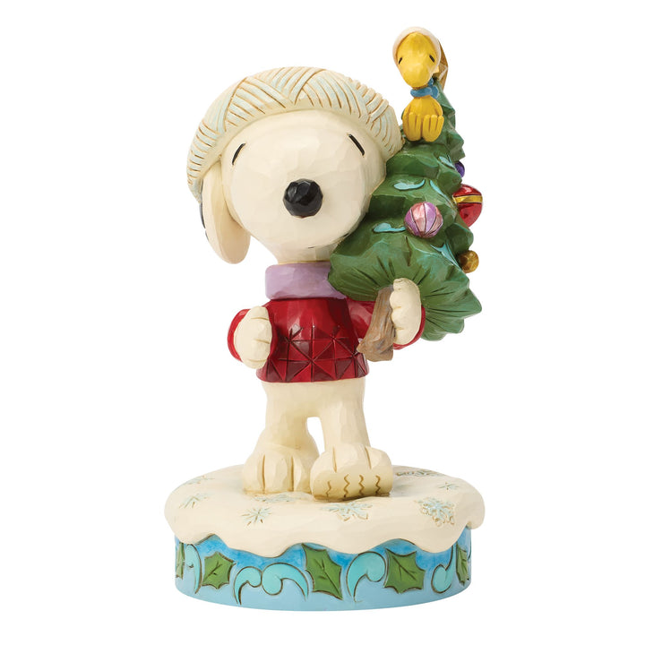 Our Little Tree (Snoopy and Woodstock with Tree Figurine)