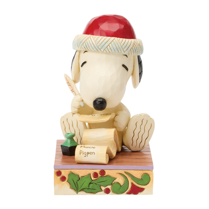 Dear Santa (Snoopy and Woodstock with List Figurine)