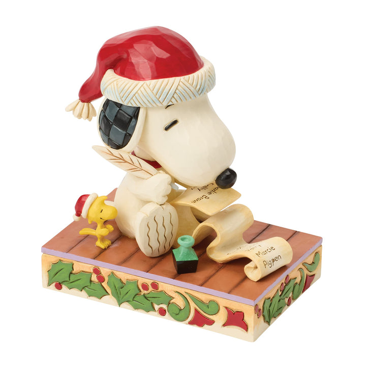 Dear Santa (Snoopy and Woodstock with List Figurine)