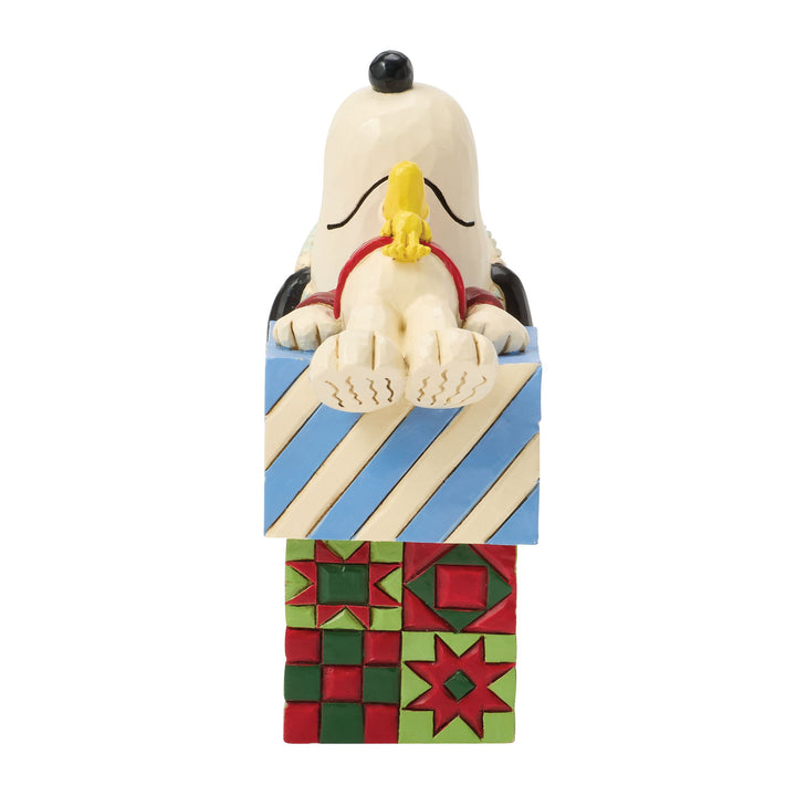 Dreaming of Christmas (Snoopy on Gifts Figurine)