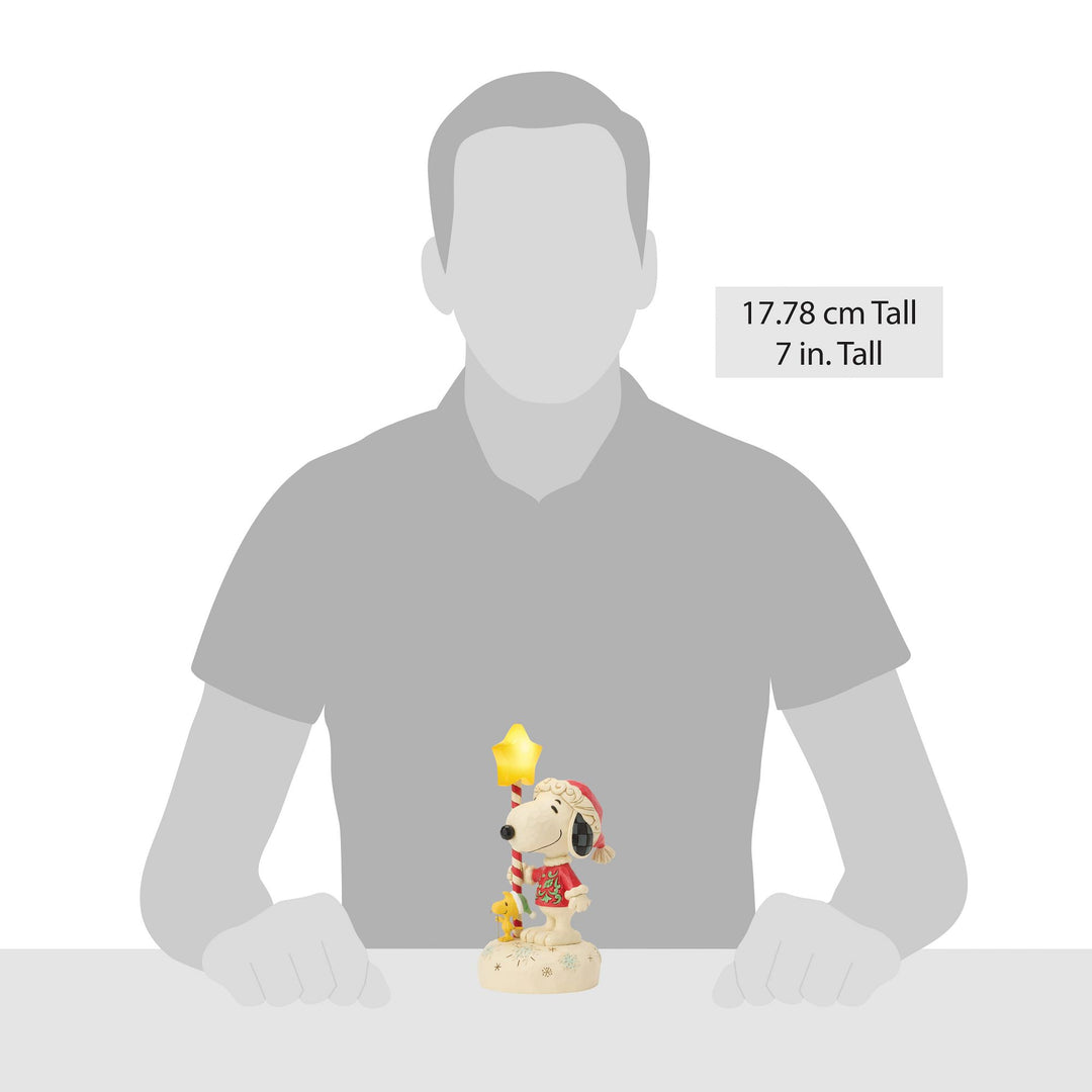 Star Light; Star Bright (Snoopy with Light Up Star Staff Figurine)