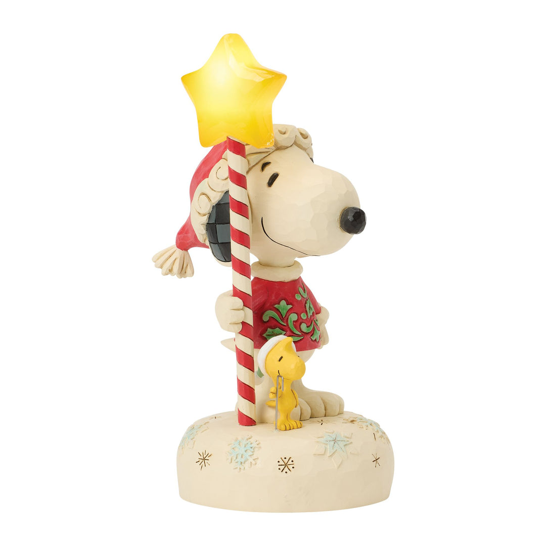 Star Light; Star Bright (Snoopy with Light Up Star Staff Figurine)