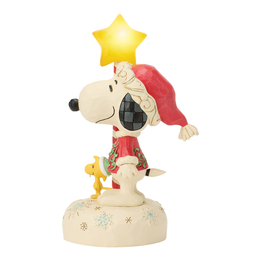 Star Light; Star Bright (Snoopy with Light Up Star Staff Figurine)