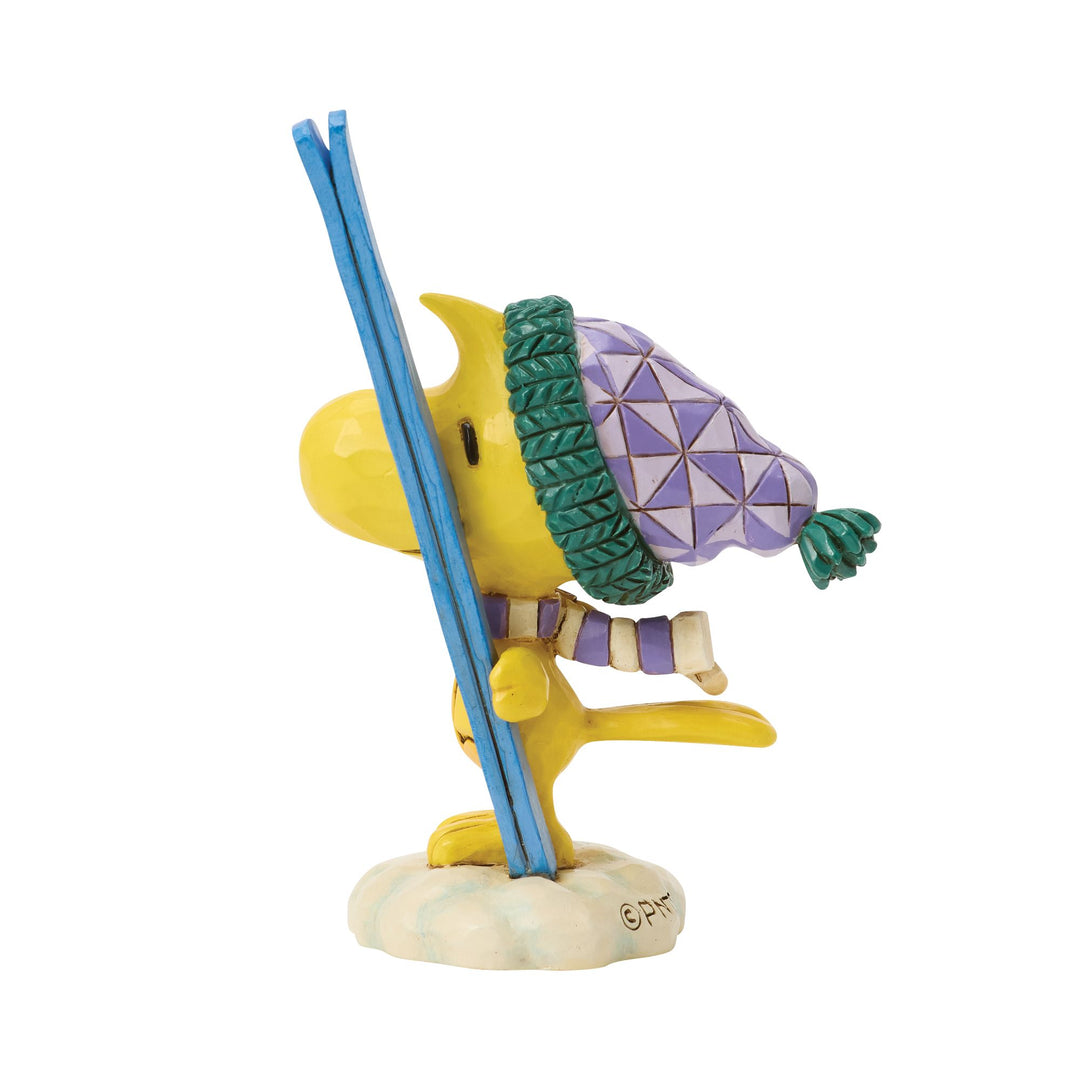 Woodstock with Ski's Mini Figurine