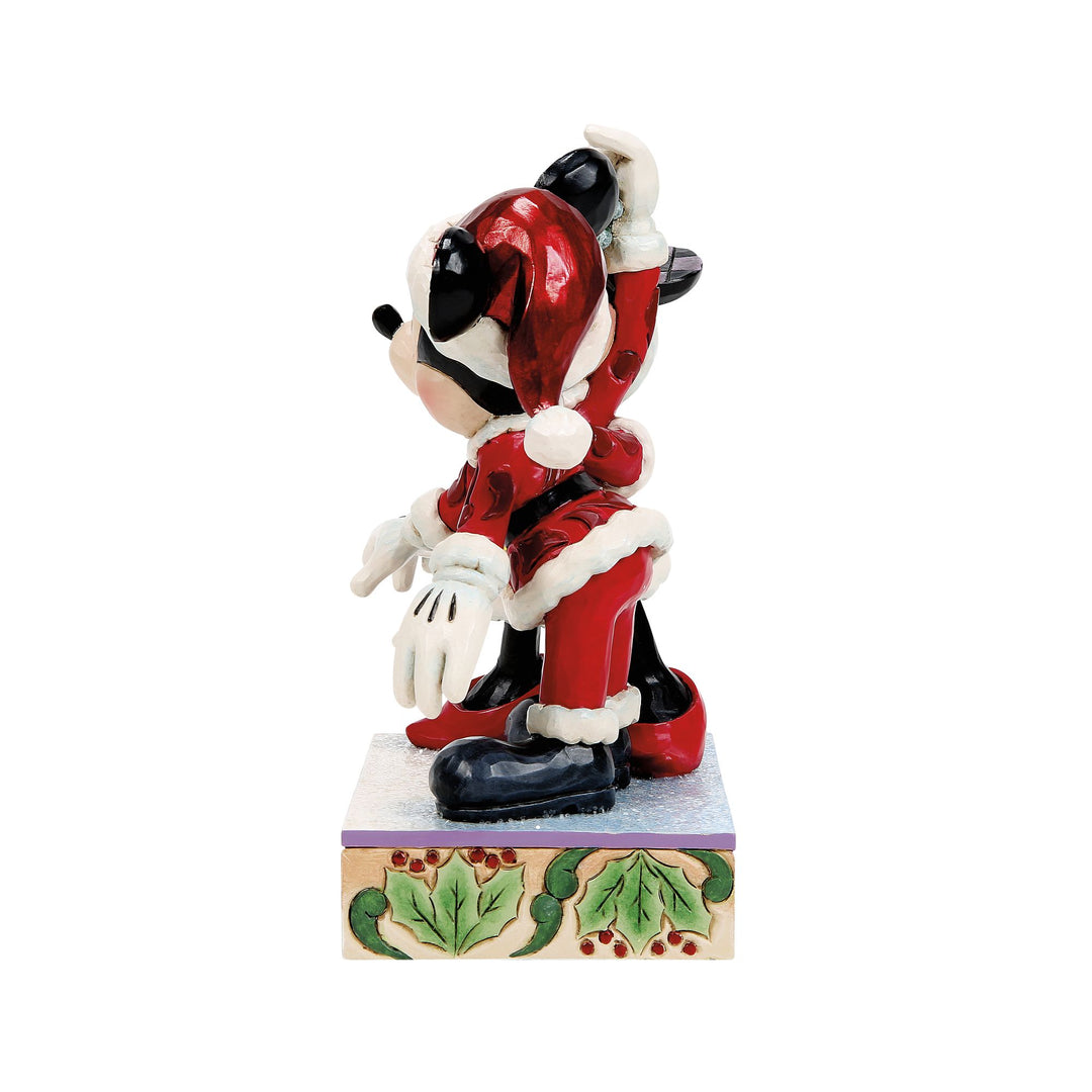 Mistletoe Moments (Mickey and Minnie Mistletoe Figurine)