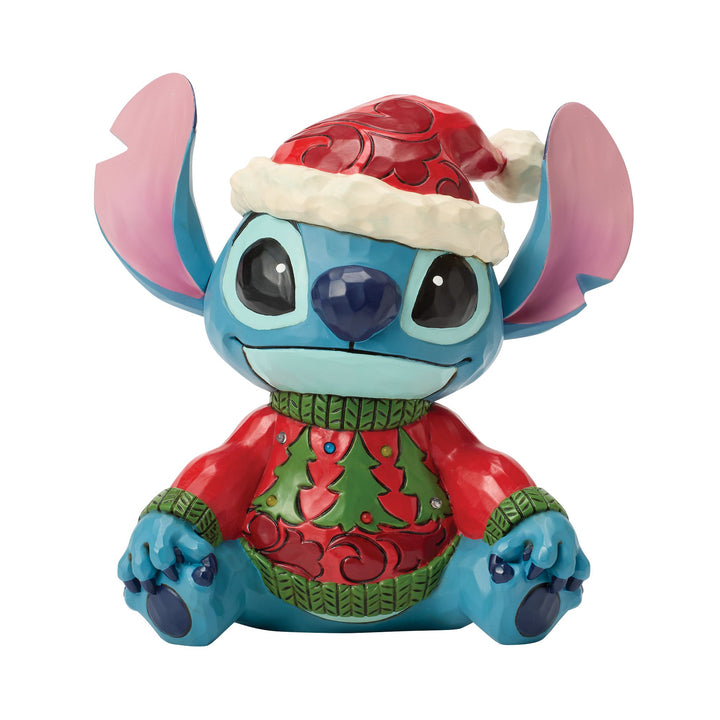 Feeling Jolly and a Little Naughty (Stitch Sweater LED Figurine)