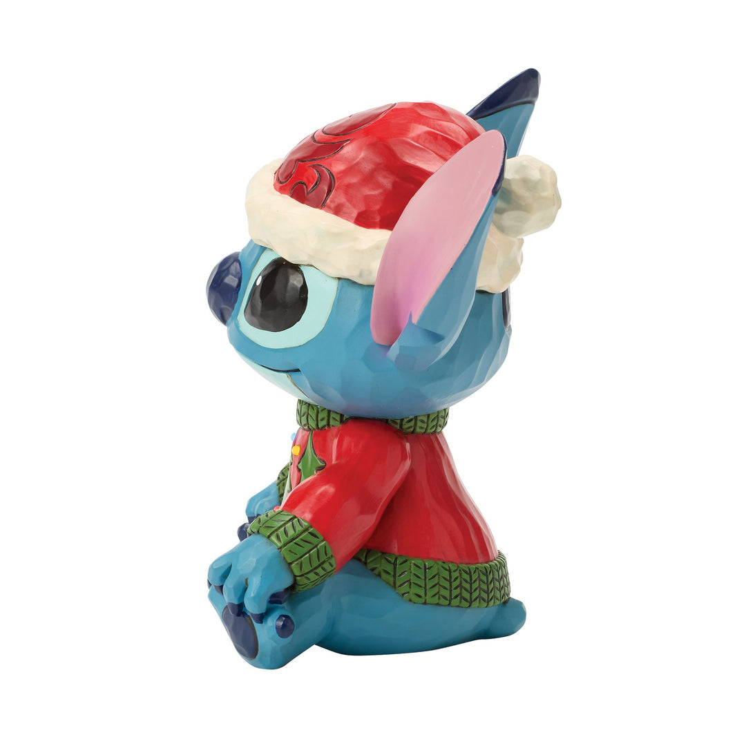 Feeling Jolly and a Little Naughty (Stitch Sweater LED Figurine)