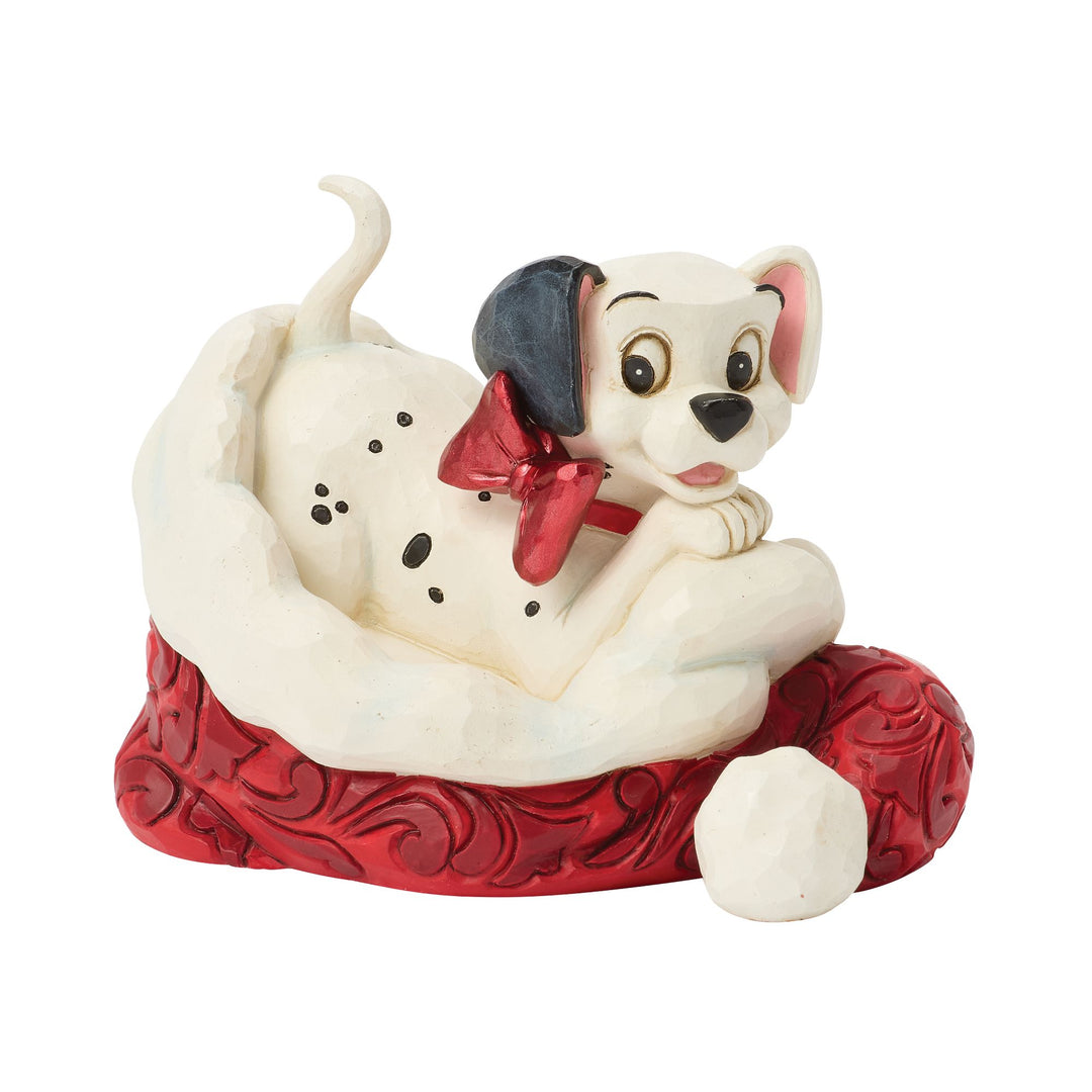 101 Dalmation Santa Hat Figurine